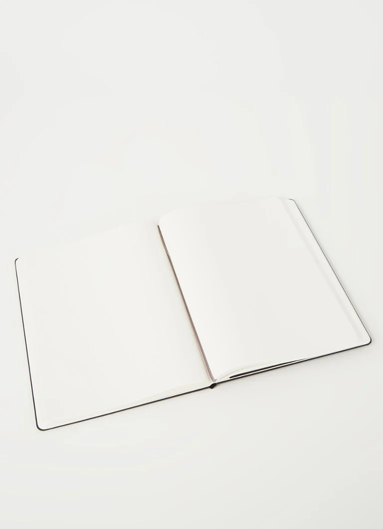 Caiet Moleskine negru simplu, extra-large
