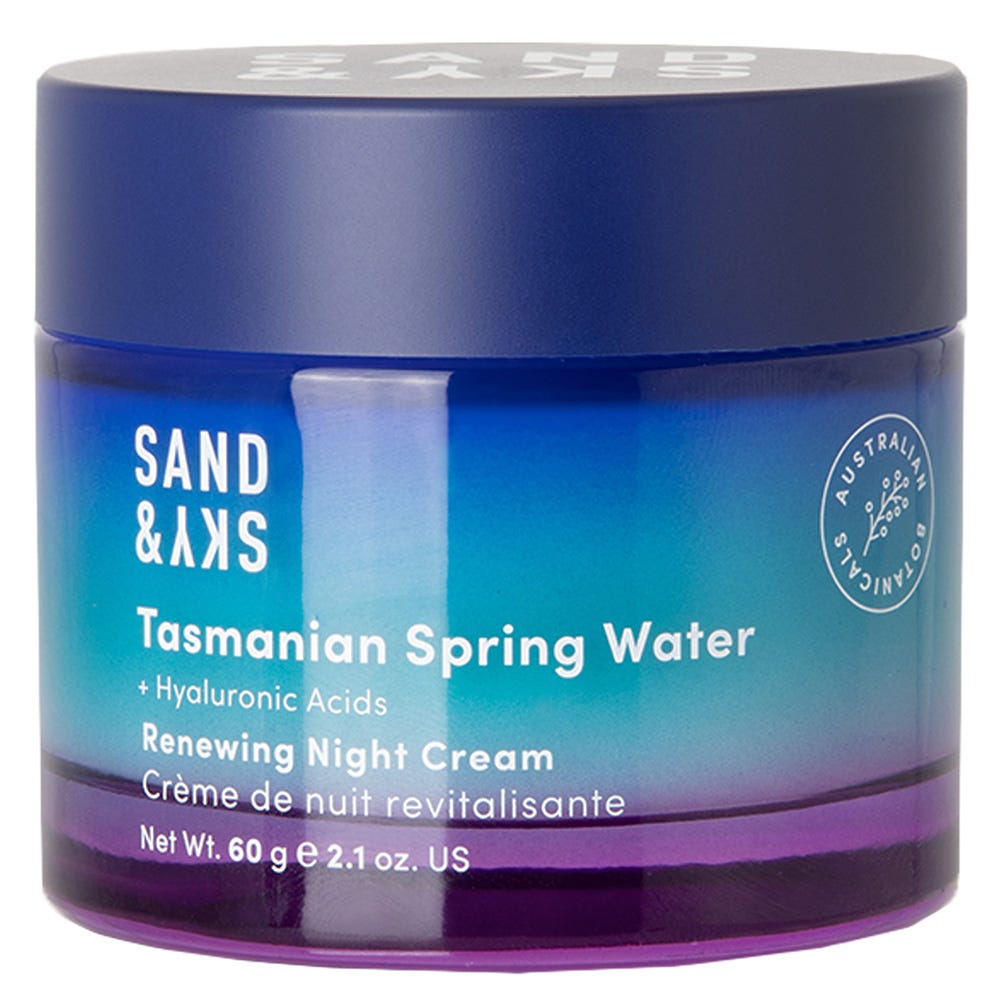 Sand & Sky Tasmanian Water Renewing Night Cream 60 g