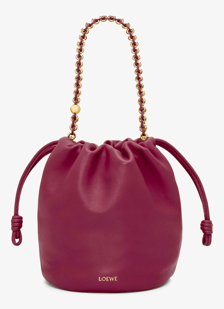 LOEWE Flamenco Purse Bucket crossbody bag made of lambskin