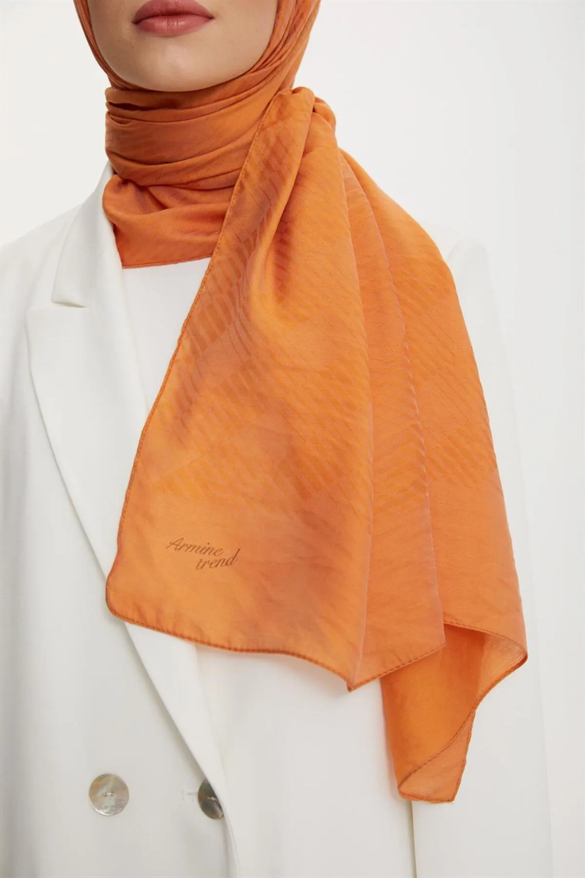 Armine  Trend Işıl Schal 3 - Baumwolle - Ats3ısl-450 - Orange