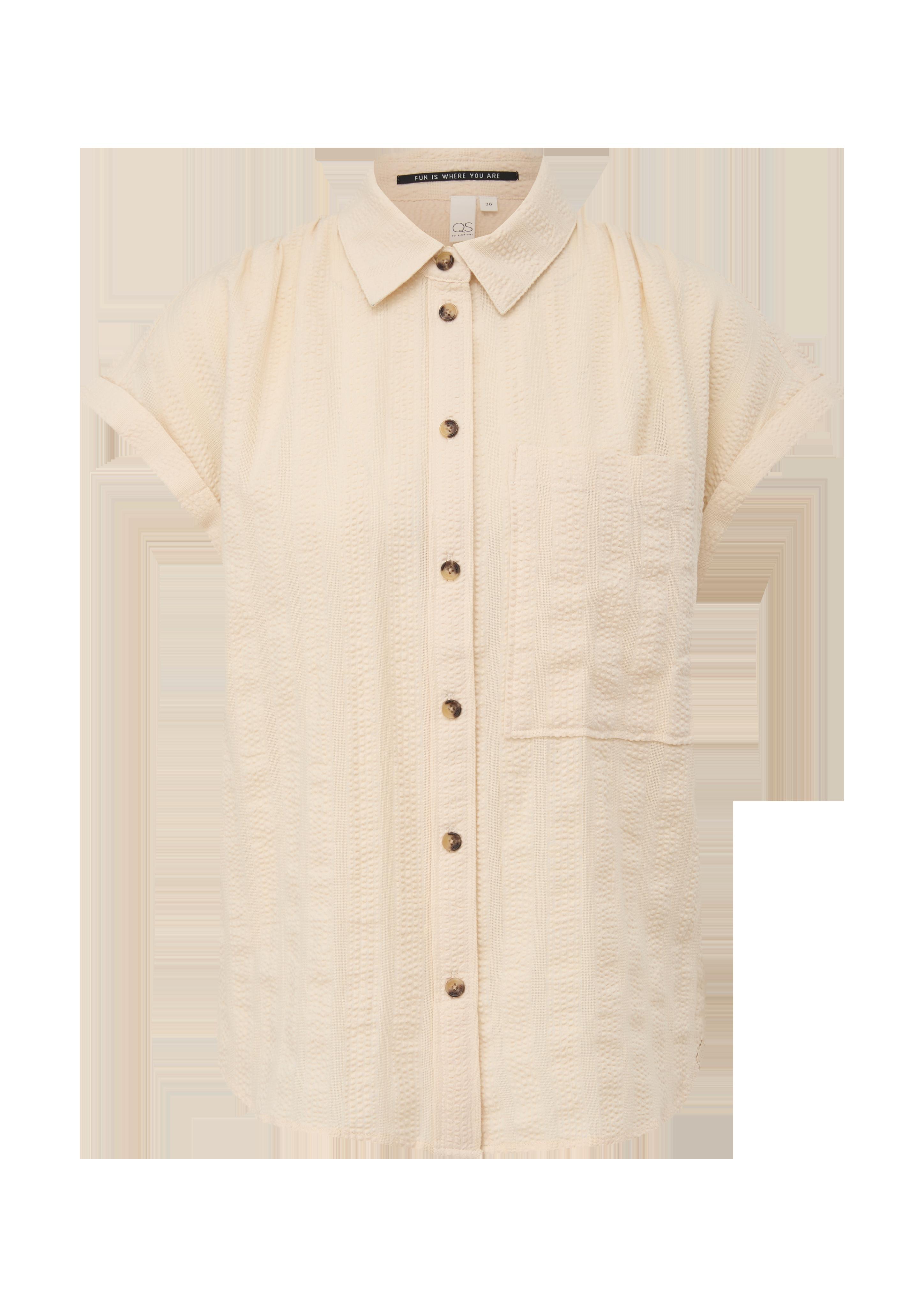 Oversize-Bluse aus Baumwolle  2123630-0805