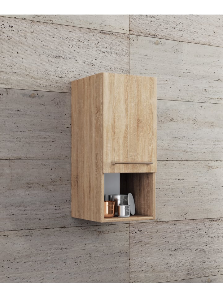VCM  Holz Badmöbel Midischrank Badschrank Bad Badinos D in Sonoma-Eiche (Sägerau) günstig kaufen onesize