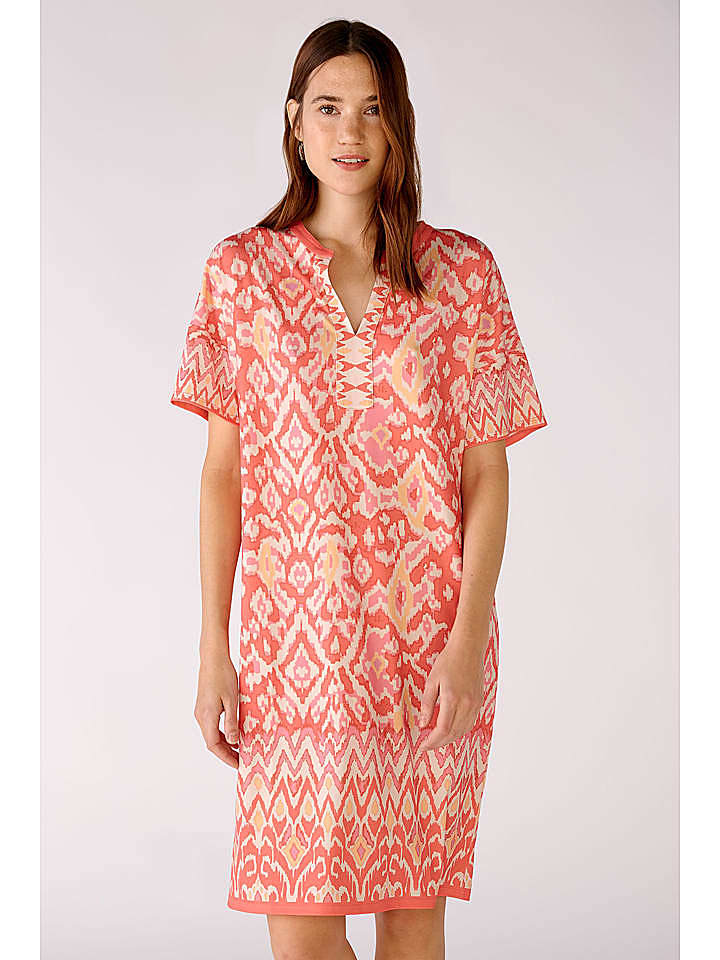 Oui Kleid in Orange günstig kaufen 38