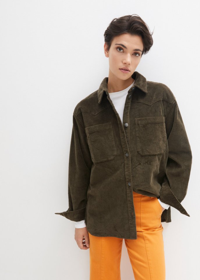 Cord-Shaket, oversized