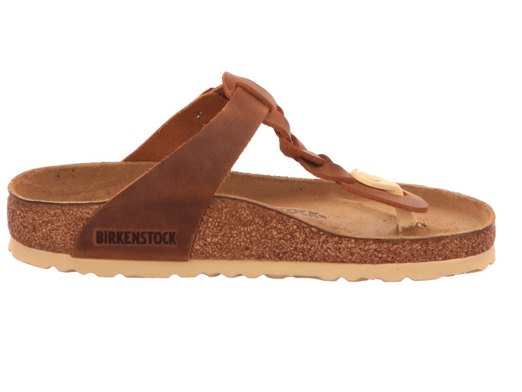 BIRKENSTOCK Klassische Sandalen braun Gizeh Braided