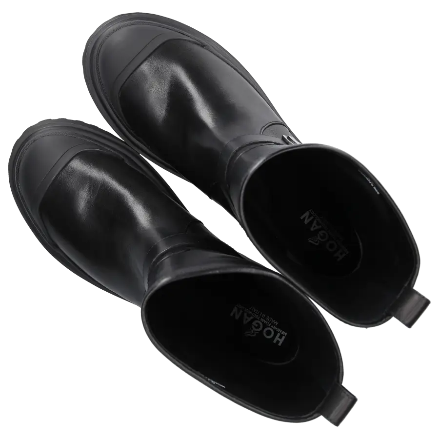 Hogan - Cowboy-/ Bikerstiefeletten H619 Kalbsleder - schwarz