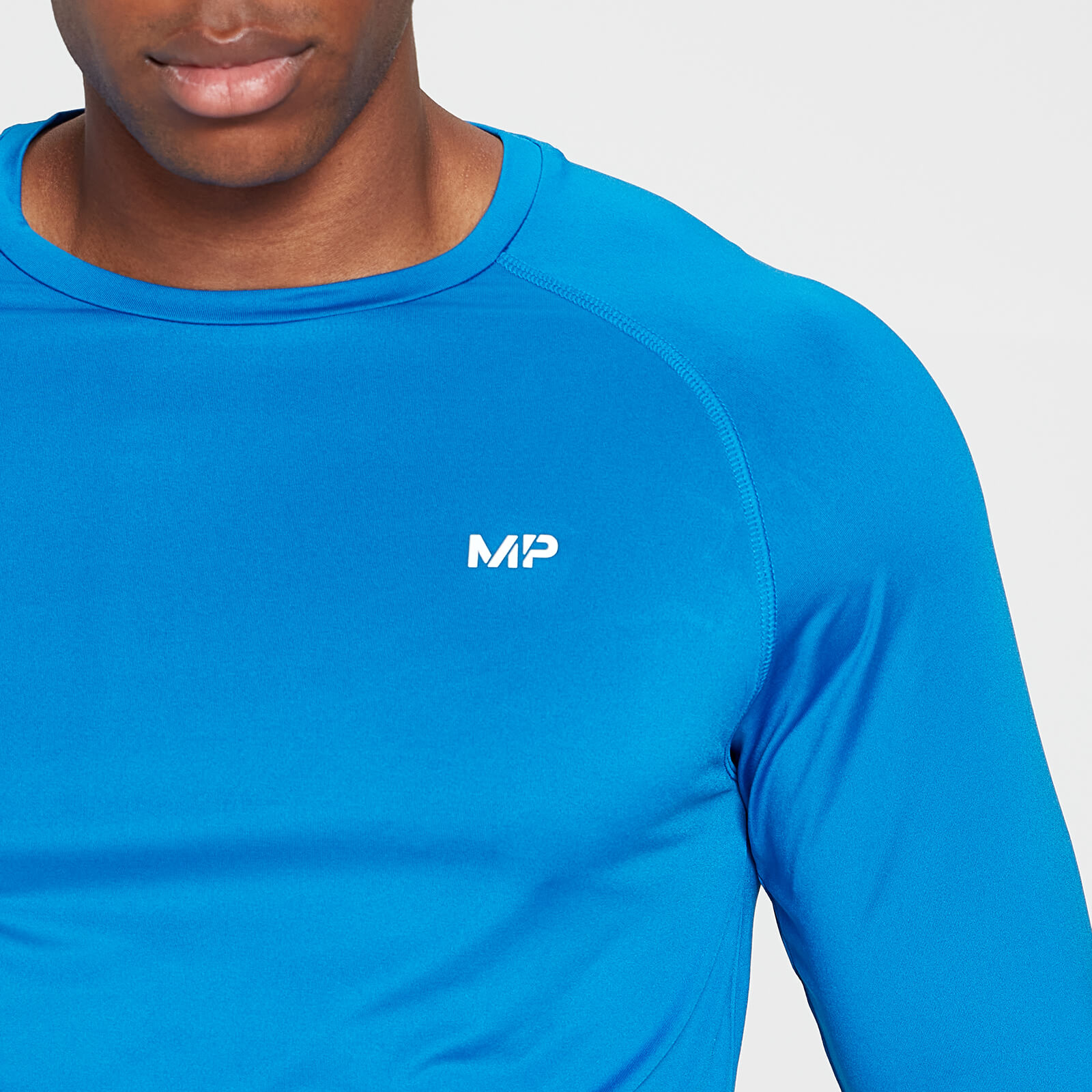 Haut d’entraînement à manches longues MP pour hommes – Bleu pur