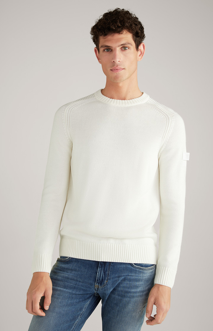 Strickpullover Timmo in Offwhite