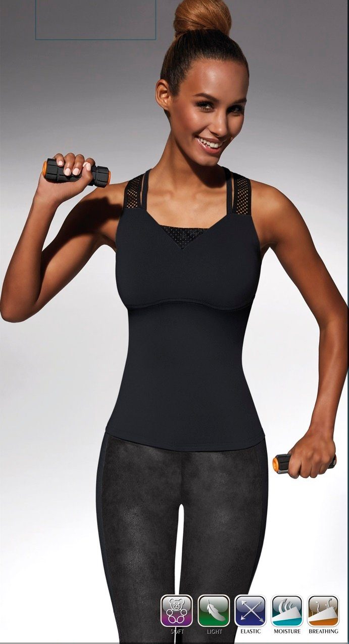 Bas Bleu Sporttop Sport Fitness, Fitnesstop Tanktop Top