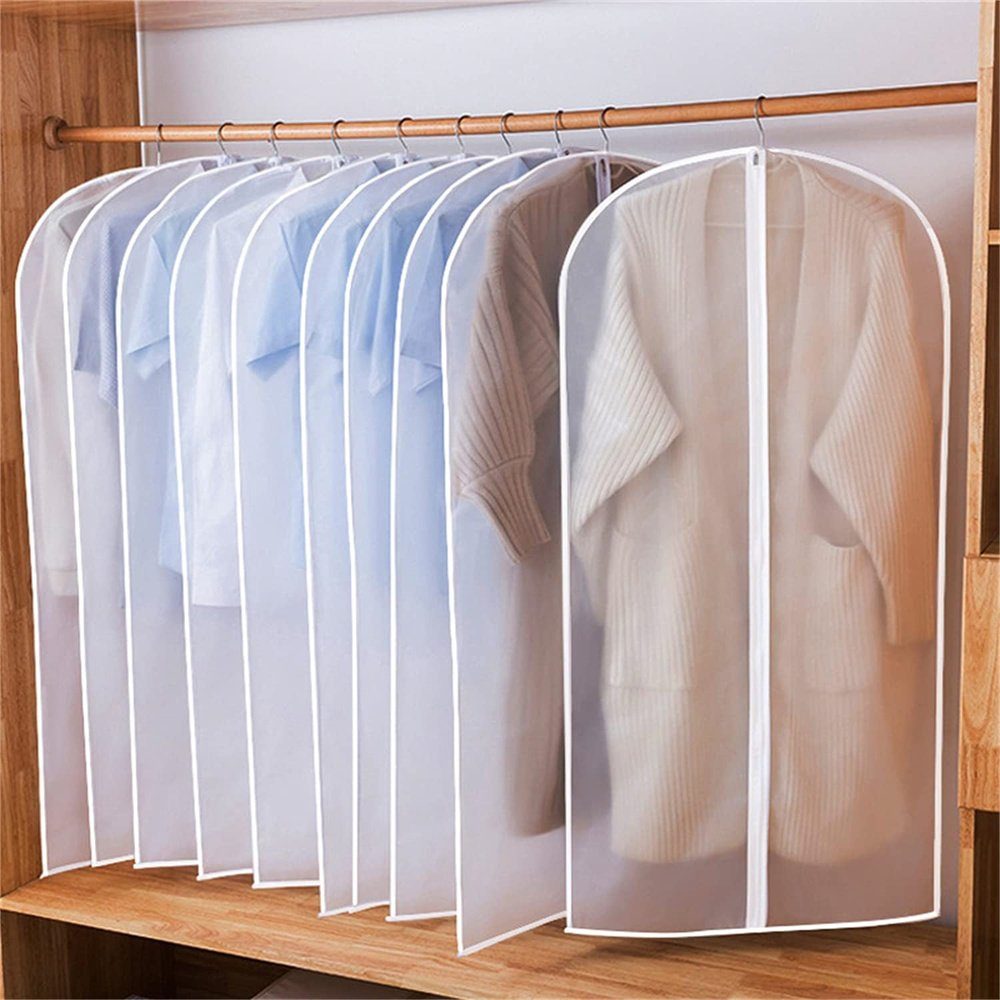 SOEKAVIA Kleiderschutzhülle Kleider Staubbeutel, hängende Kleiderhüllen, transparente Kleidersäcke (4, 4 St)