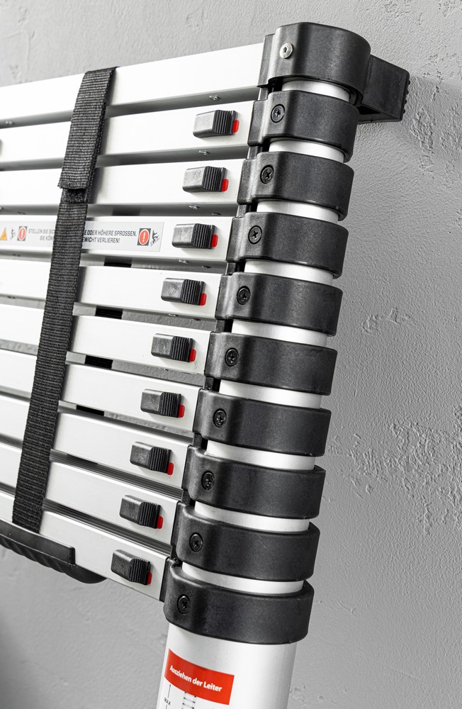 Tech Craft Alu Teleskopleiter Anlegeleiter 331 cm