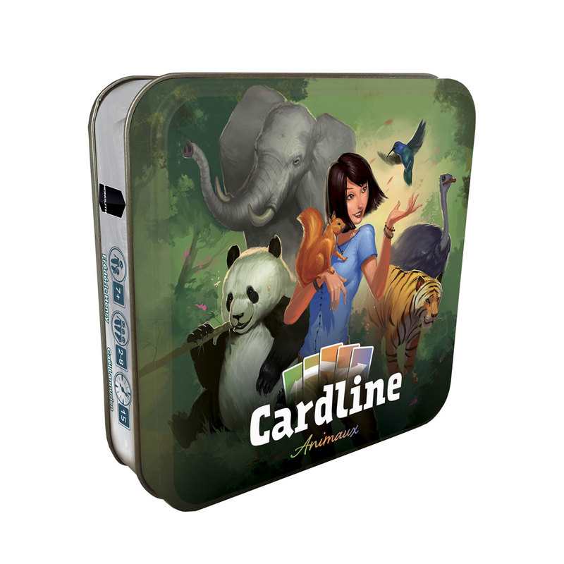 Jeu de société Cardline Animaux Asmodée
