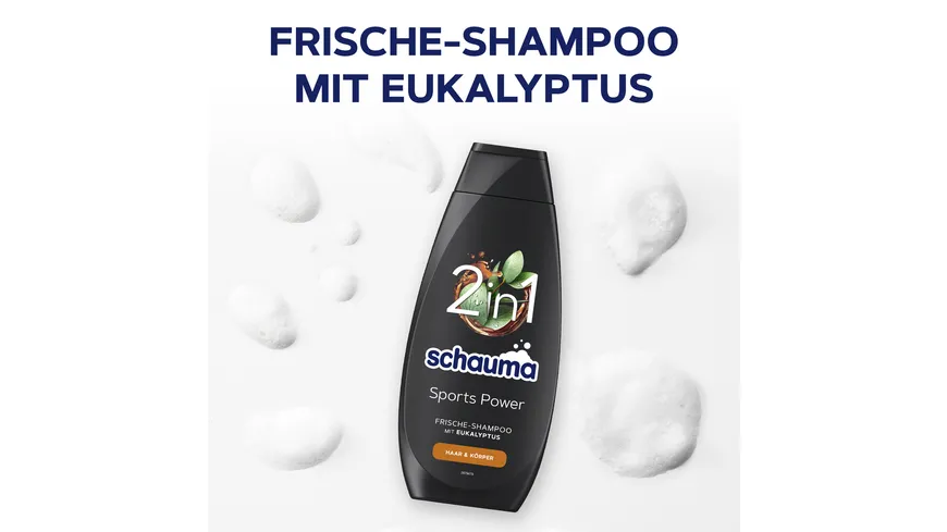 SCHAUMA Shampoo Sports Power 400ml 400 ml