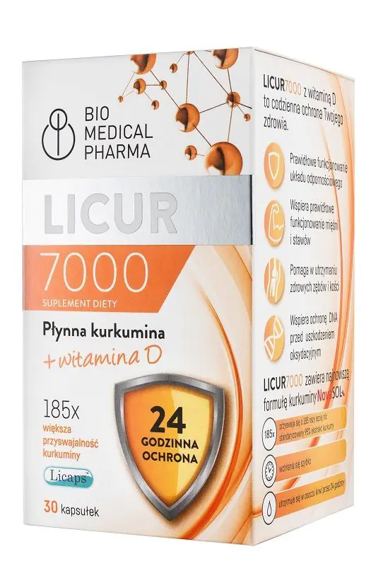 „Bio Medical Pharma Licur 7000“ su vitaminu D kapsulėmis