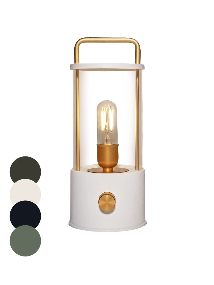 Coen Bakker LED Laterne Lampe dimmbar Warmweiß IP44 Innen & Außen 25x11cm in Weiß günstig kaufen onesize