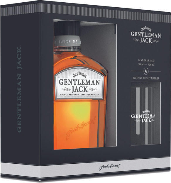 Jack Daniel's Gentleman Jack mit Glas