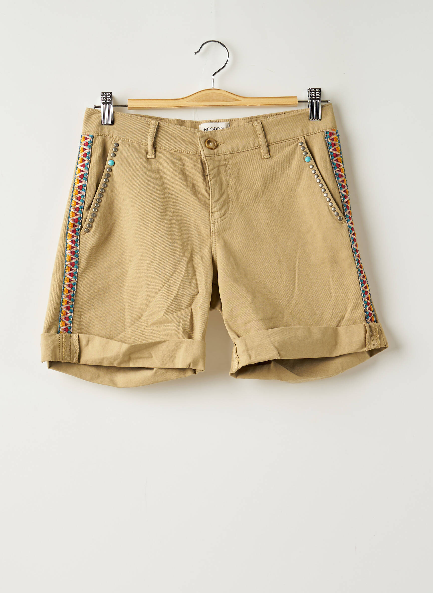 Happy Shorts 1 Femme couleur beige