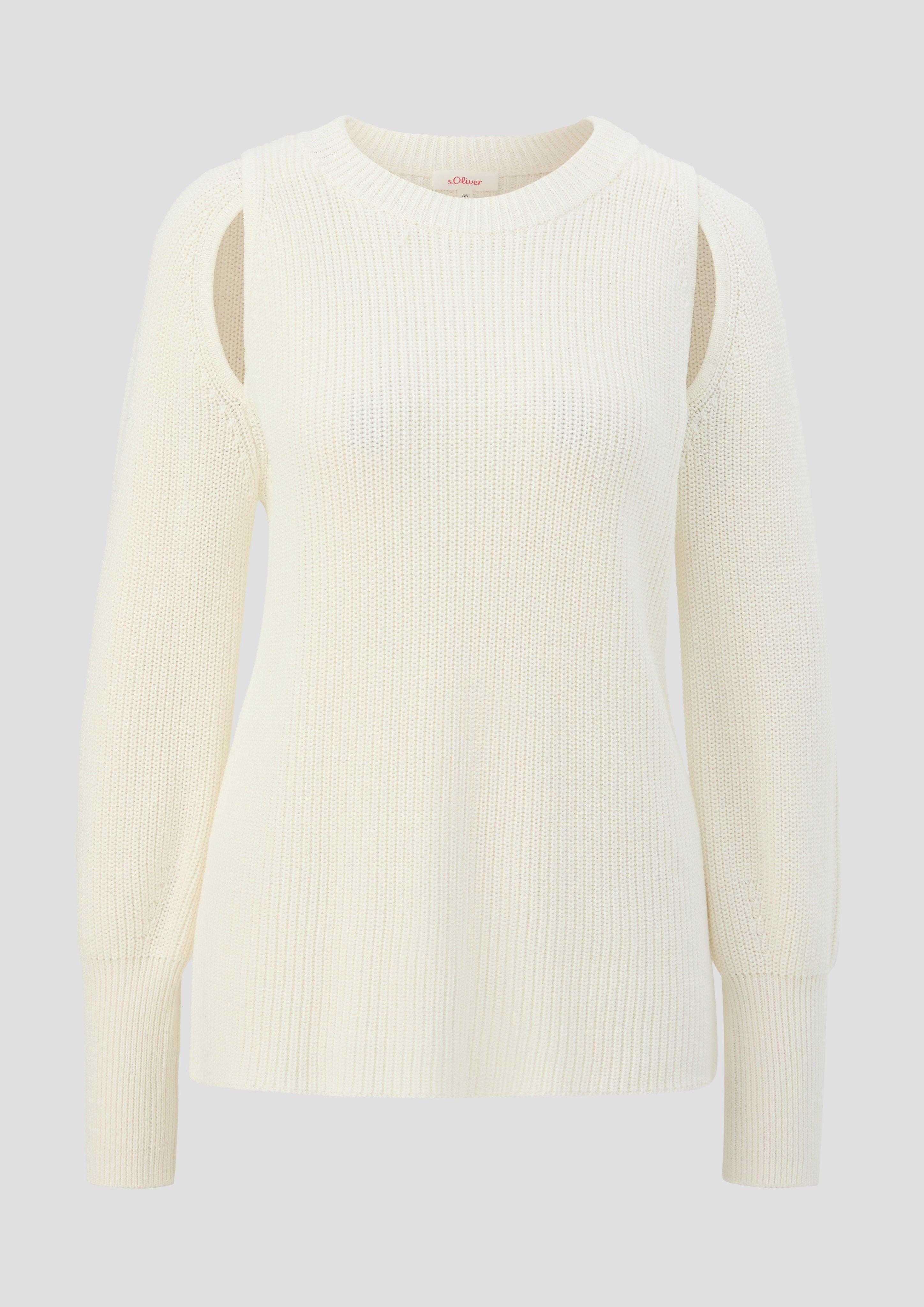 Strickpullover aus Baumwollmix  2134476-0210