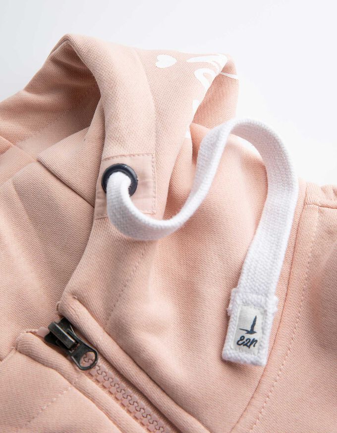 Sweatjacke - Kapuze mit Tunnelzug