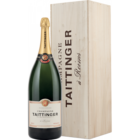 CHAMPAGNE TAITTINGER - PRESTIGE - MATHUSALEM - CAISSE BOIS