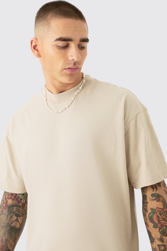 Oversize T-Shirt mit Slogan