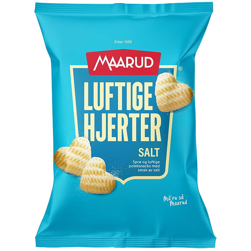 Maarud Luftige hjerter 100 g, Maarud