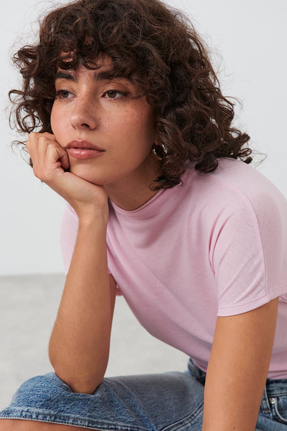 Funnel neck top