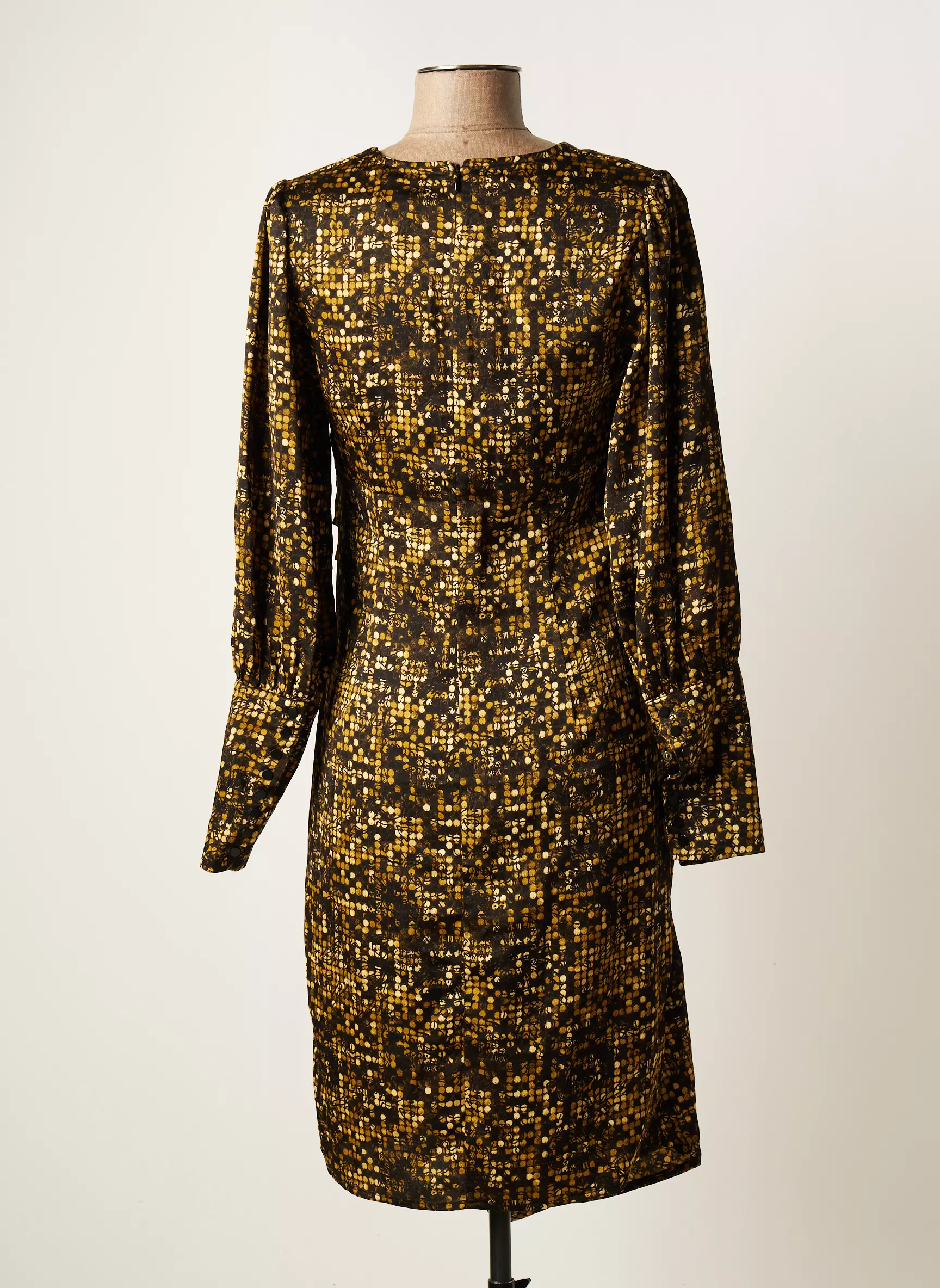 Nu Robes Mi Longues Femme couleur noir