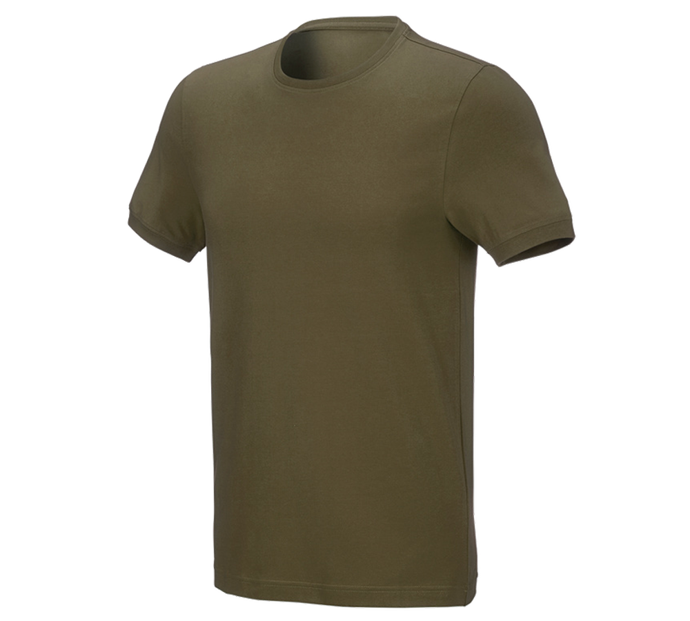 e.s. T-Shirt cotton stretch, slim fit