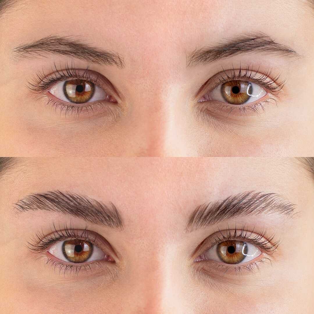 fleeky Augenbrauen-Kosmetika Browlift Kit Maxi - Augenbrauenlaminierung Set, Vegan, Tierversuchsfrei, Sachets made in EU