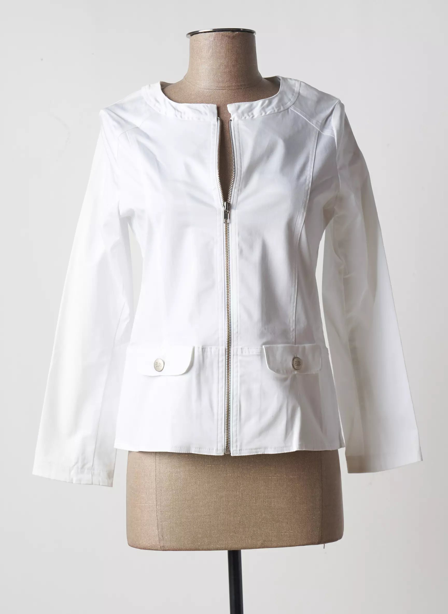 Paul Brial Vestecasual Femme couleur blanc