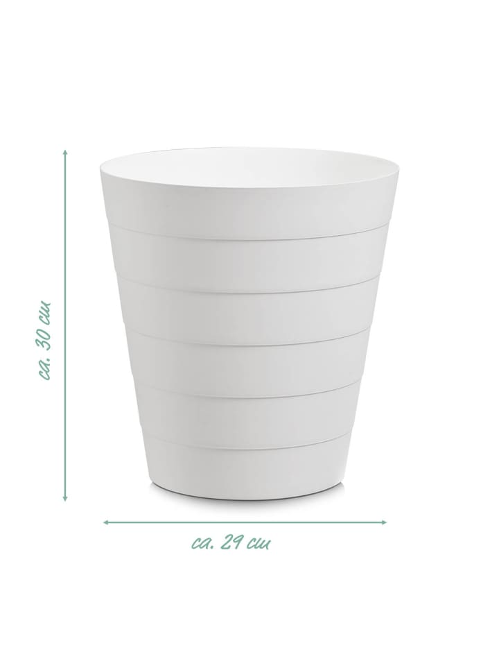Zeller Present Papierkorb in weiß günstig kaufen onesize