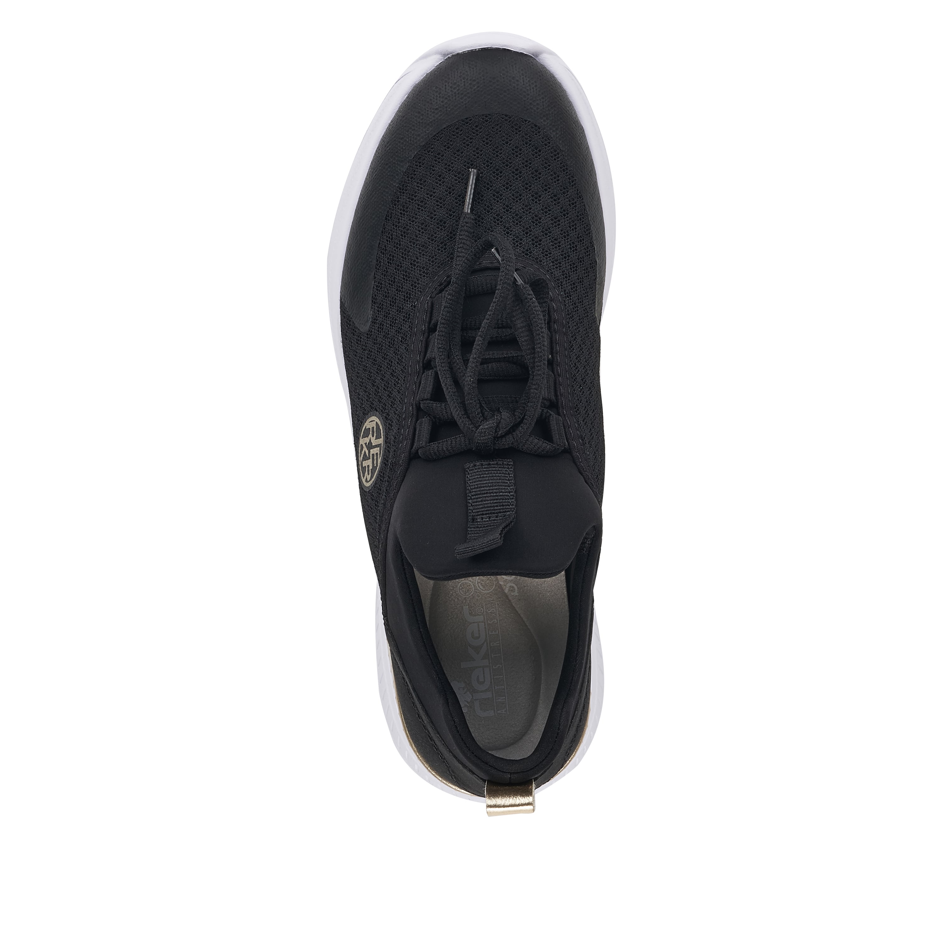 Rieker Damen Slipper nachtschwarz