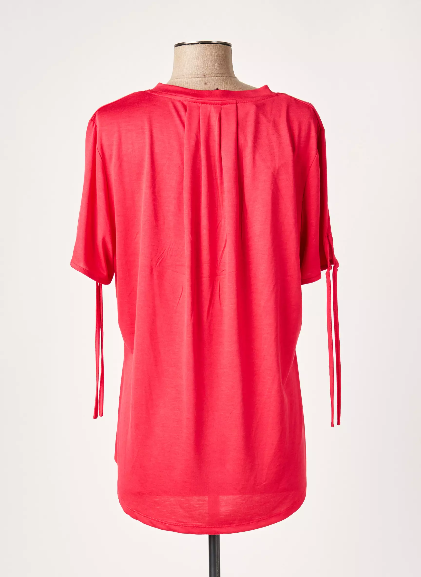 Marble Tshirts Femme couleur rouge