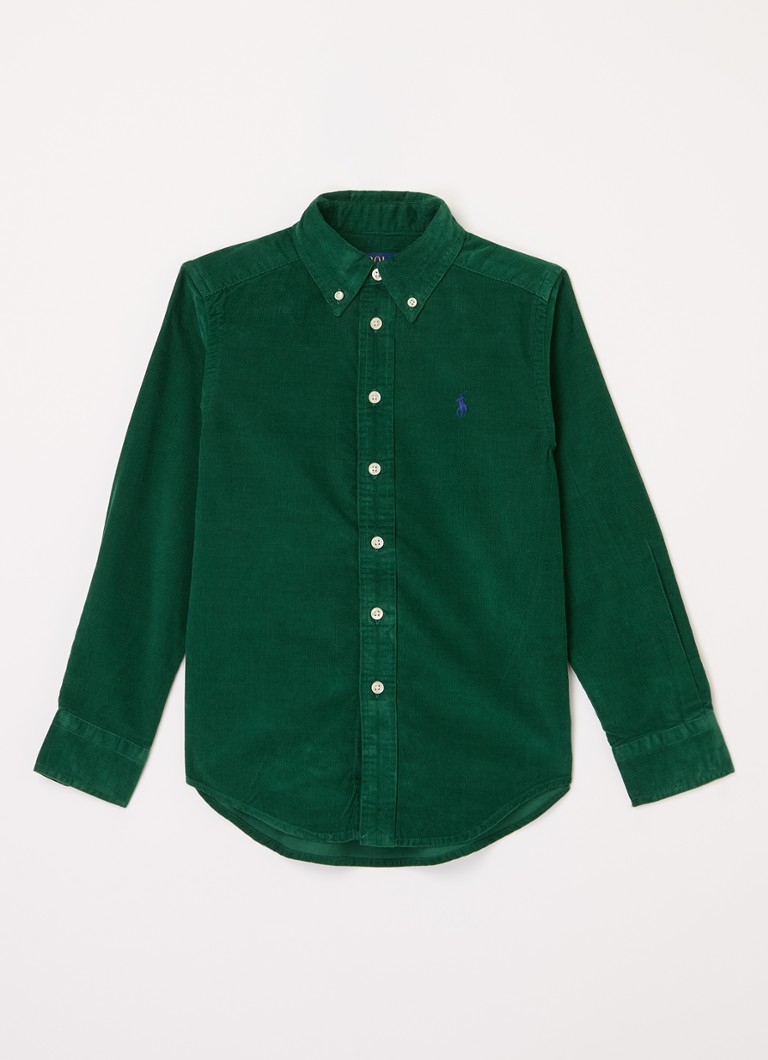 Cămașă din catifea reiată Ralph Lauren