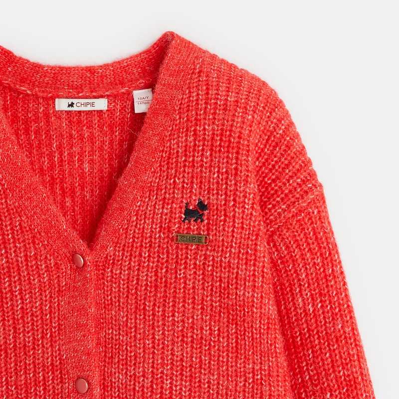 Cardigan rouge Chipie fille