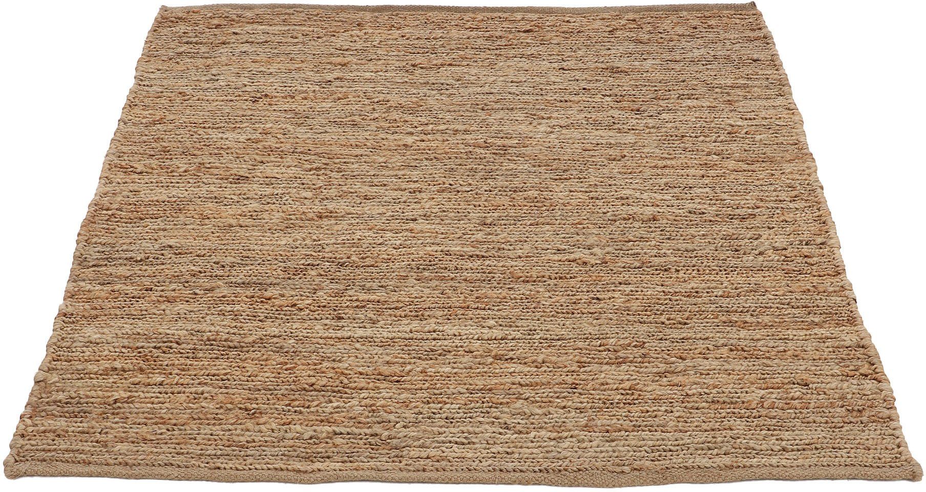 Teppich Nala Juteteppich, carpetfine, rechteckig, Höhe: 9 mm, wendbar, aus 100% Jute, in vielen Größen und Formen, quadratisch, rund