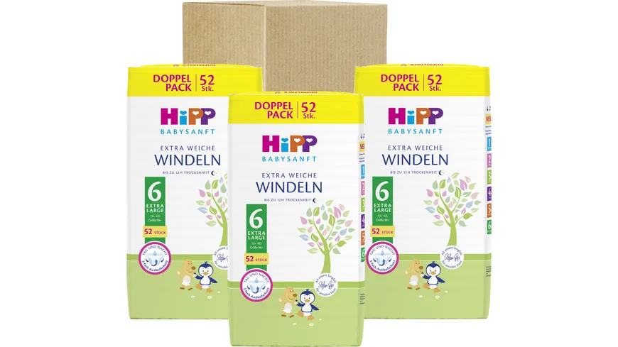 Hipp Babysanft Windeln Extra6 Vorratsbox