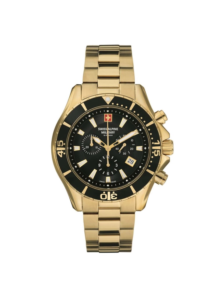 Swiss Military Quarzuhr 7040.9117SAM in Gold günstig kaufen onesize