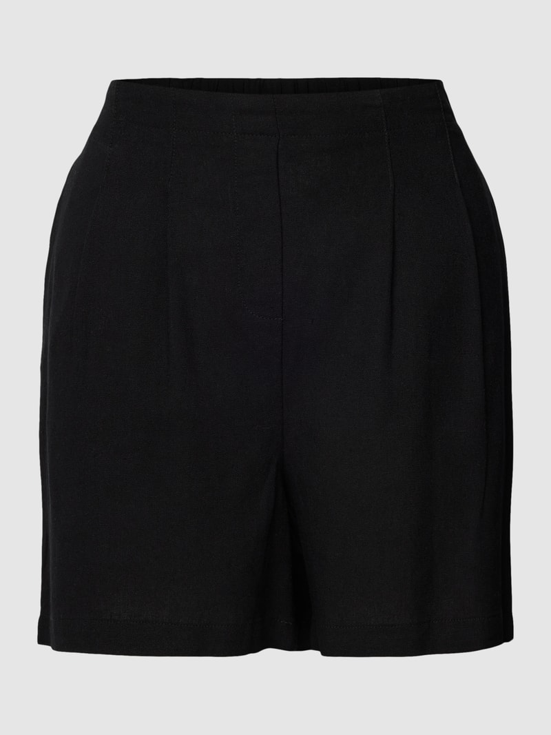 Shorts mit Bundfalten Modell 'JESMILO' in schwarz