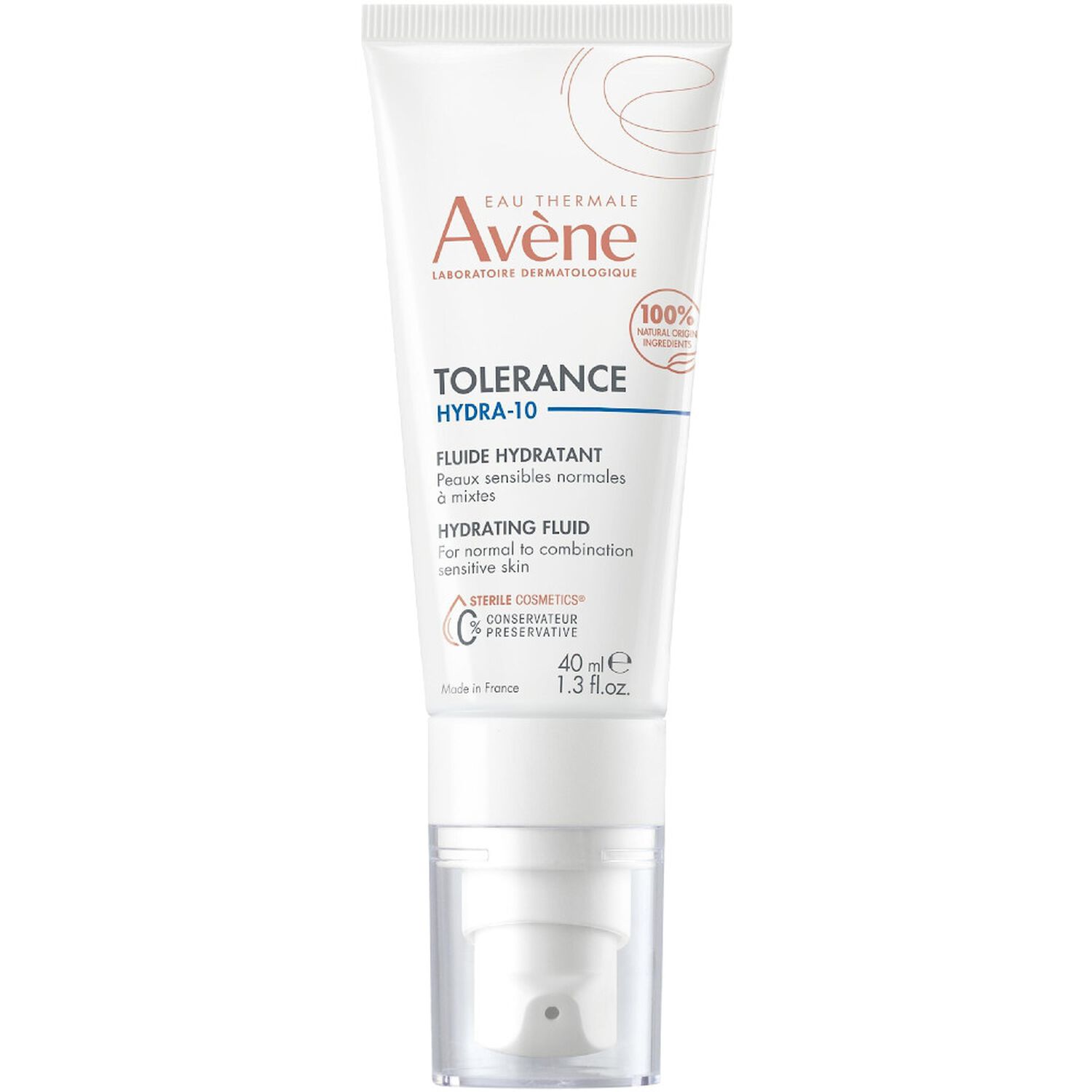 Eau Thermale Avène Tolérance Hydra-10 Fluide Hydratant 40ml