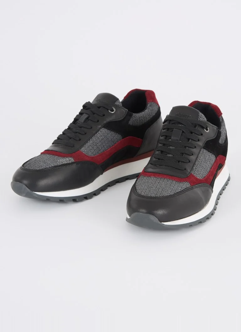 Sneakers Dune London Tetra con dettagli in camoscio