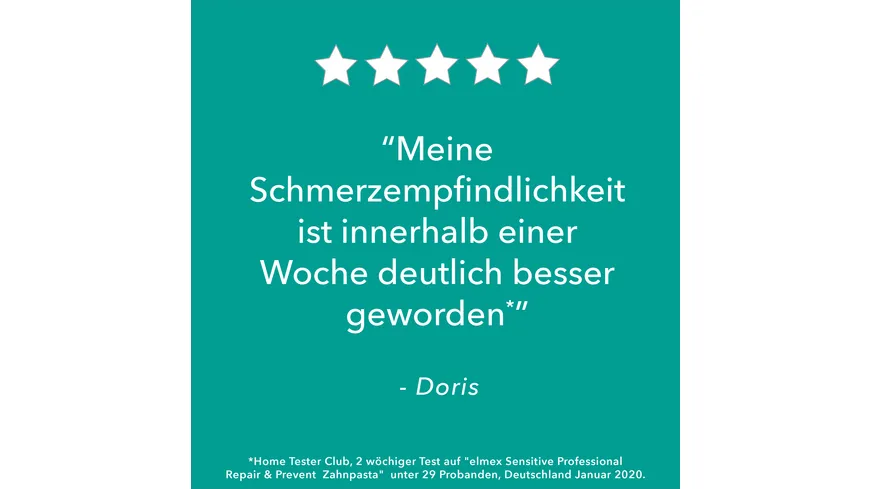elmex Zahnpasta Sensitive Professional Repair & Prevent – Sofortige* Schmerzlinderung und anhaltende Prävention 75 ml