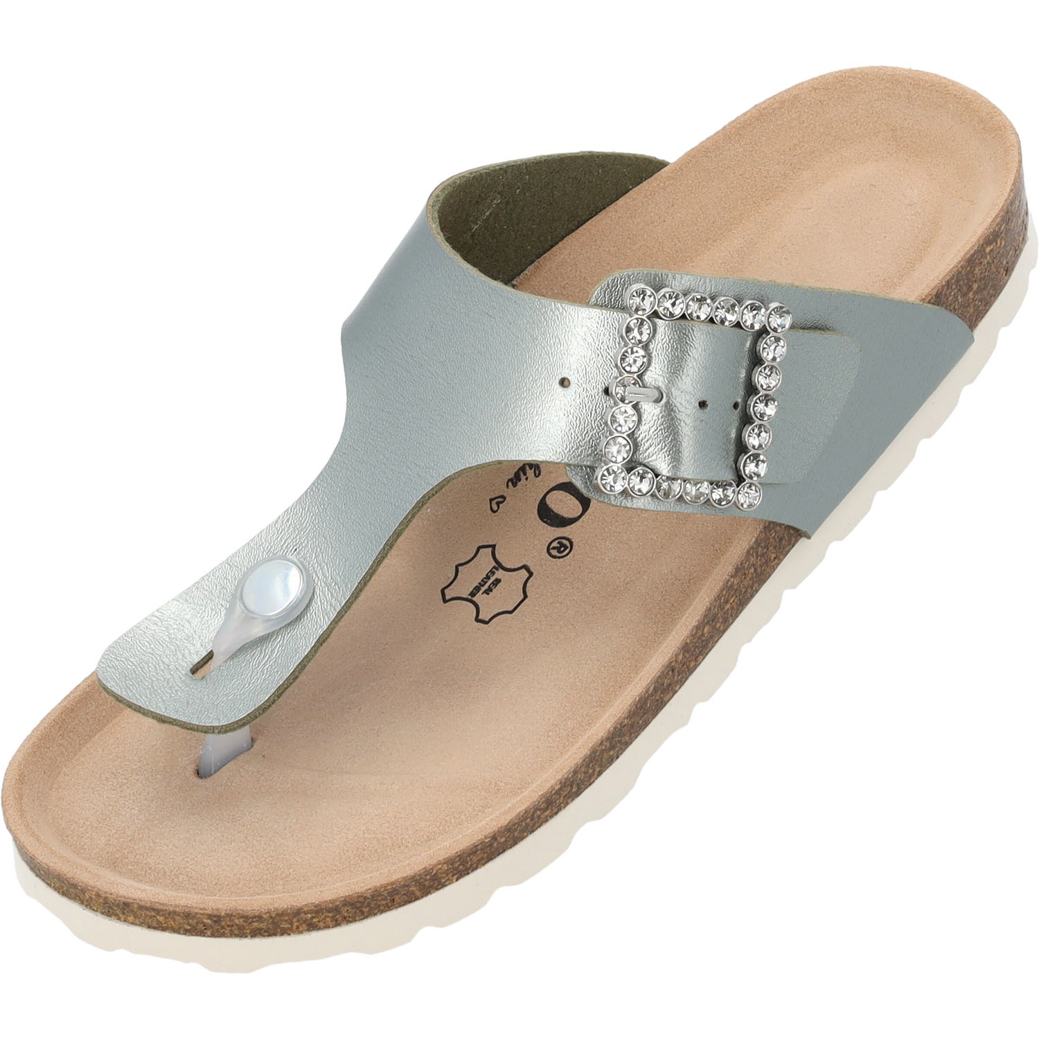 Palado Kos SQ by Sila Sahin, Zehentrenner, Damen, Olive Metallic