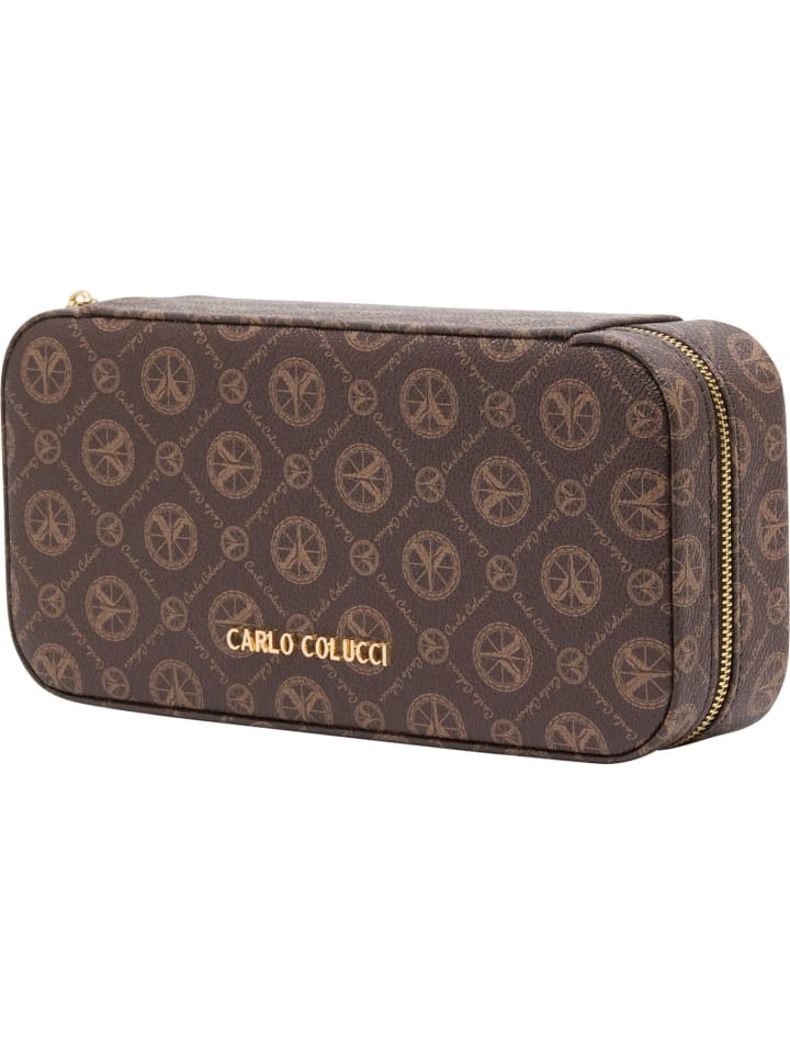 Carlo Colucci Schmucktasche DeGiorgi in Braun günstig kaufen onesize