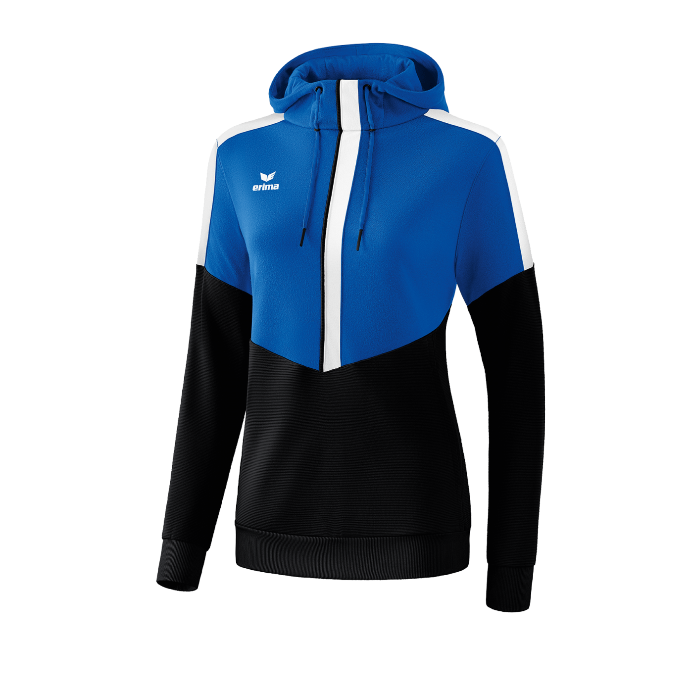 Erima Squad Hoody Damen Blau Schwarz