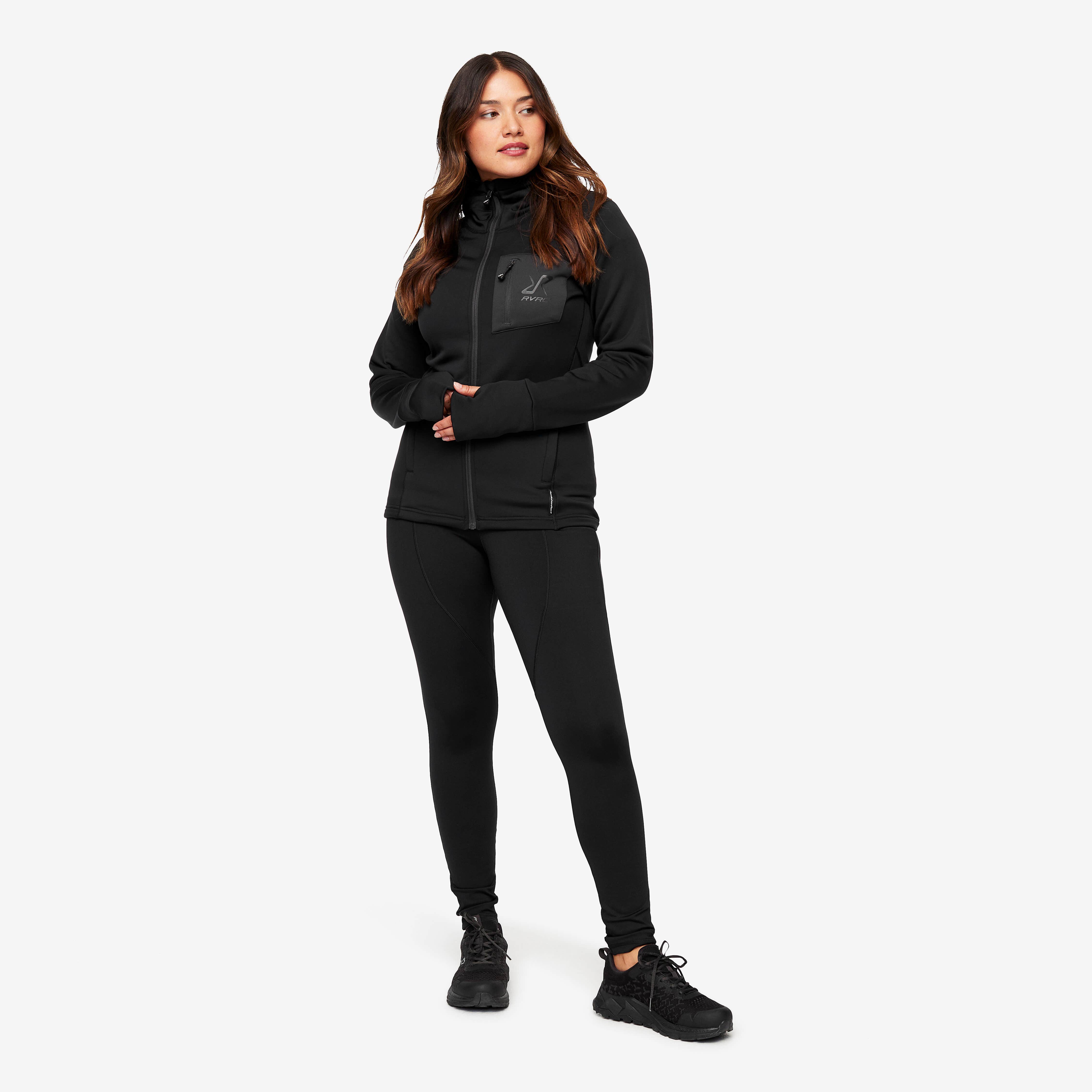 Illusion Hoodie Femme Black/Anthracite