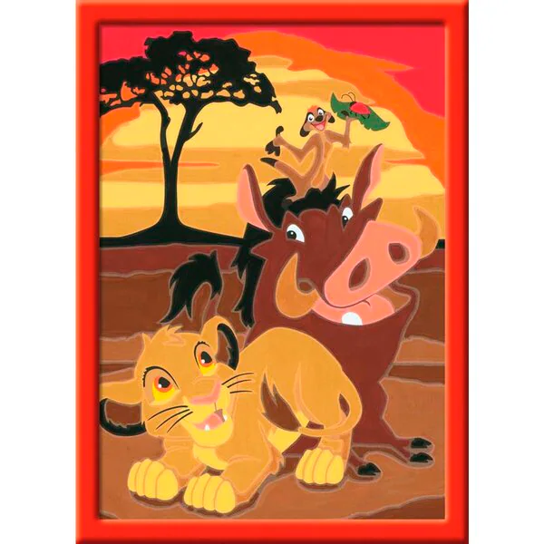 Ravensburger Creative Disney Classics Leijonakuningas -maali numeroiden mukaan