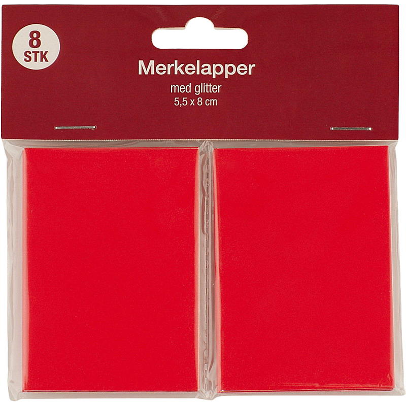 Home Gavemerkelapp 8-pk glitter