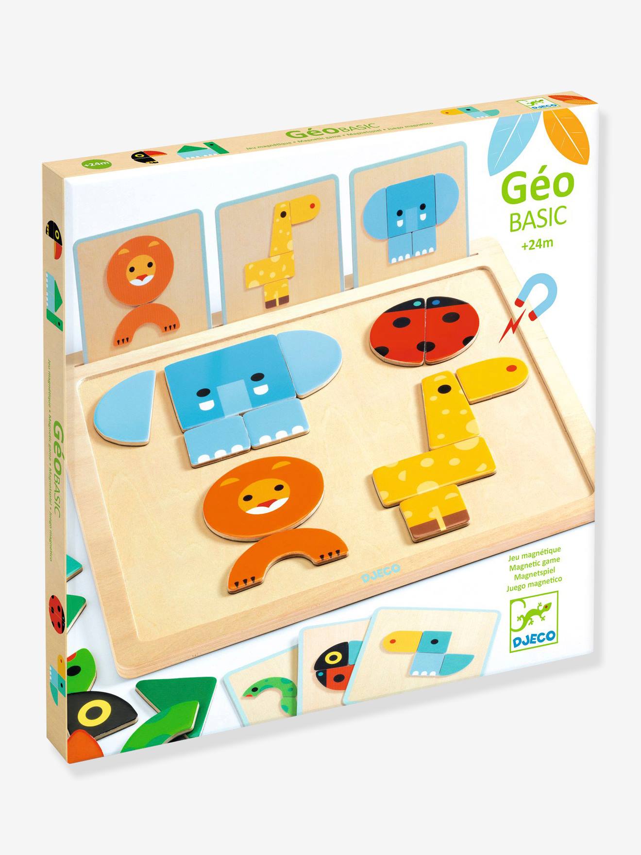 Jeu magnétique GeoBasic DJECO blanc